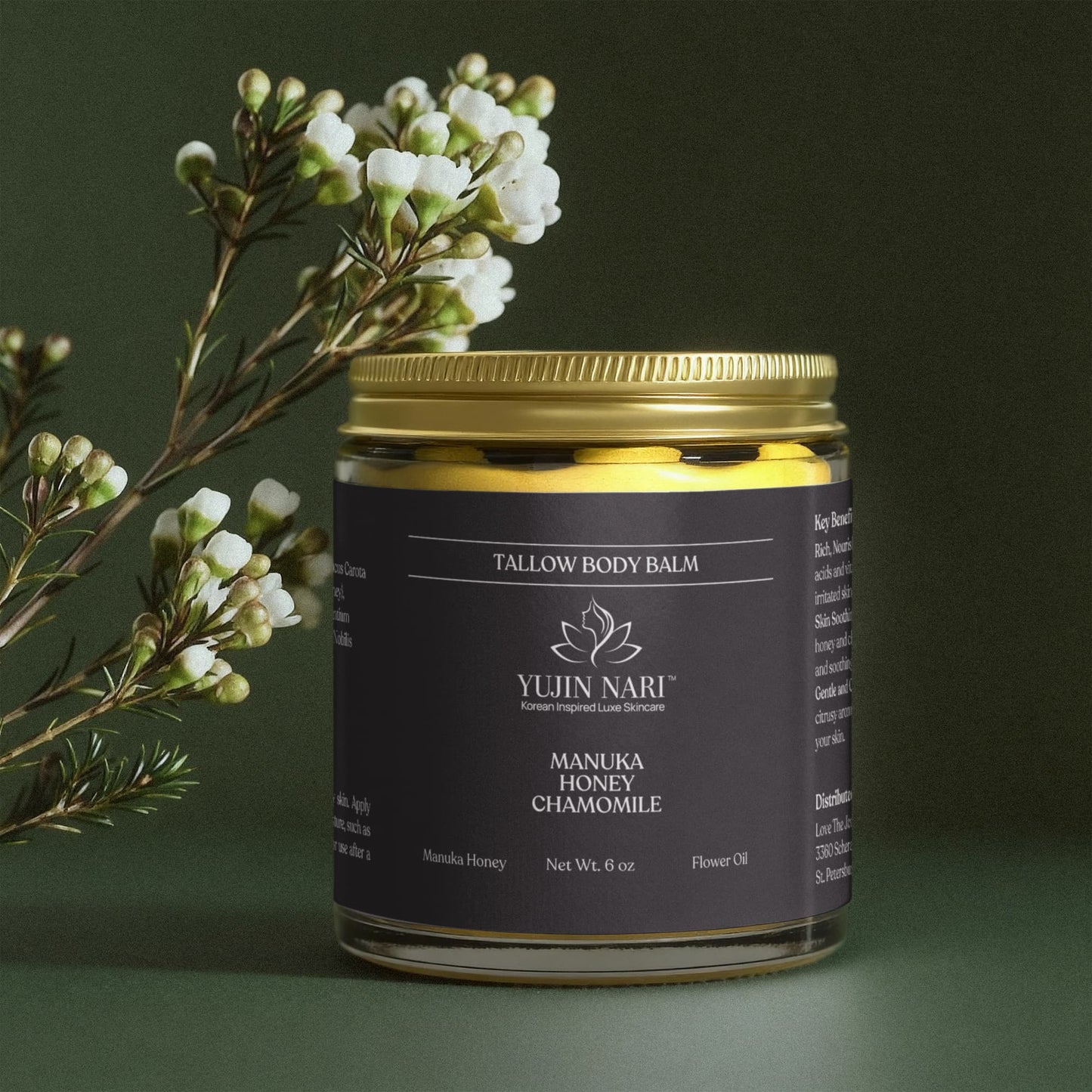 Manuka Honey Chamomile Tallow Body Balm | Yujin Nari™