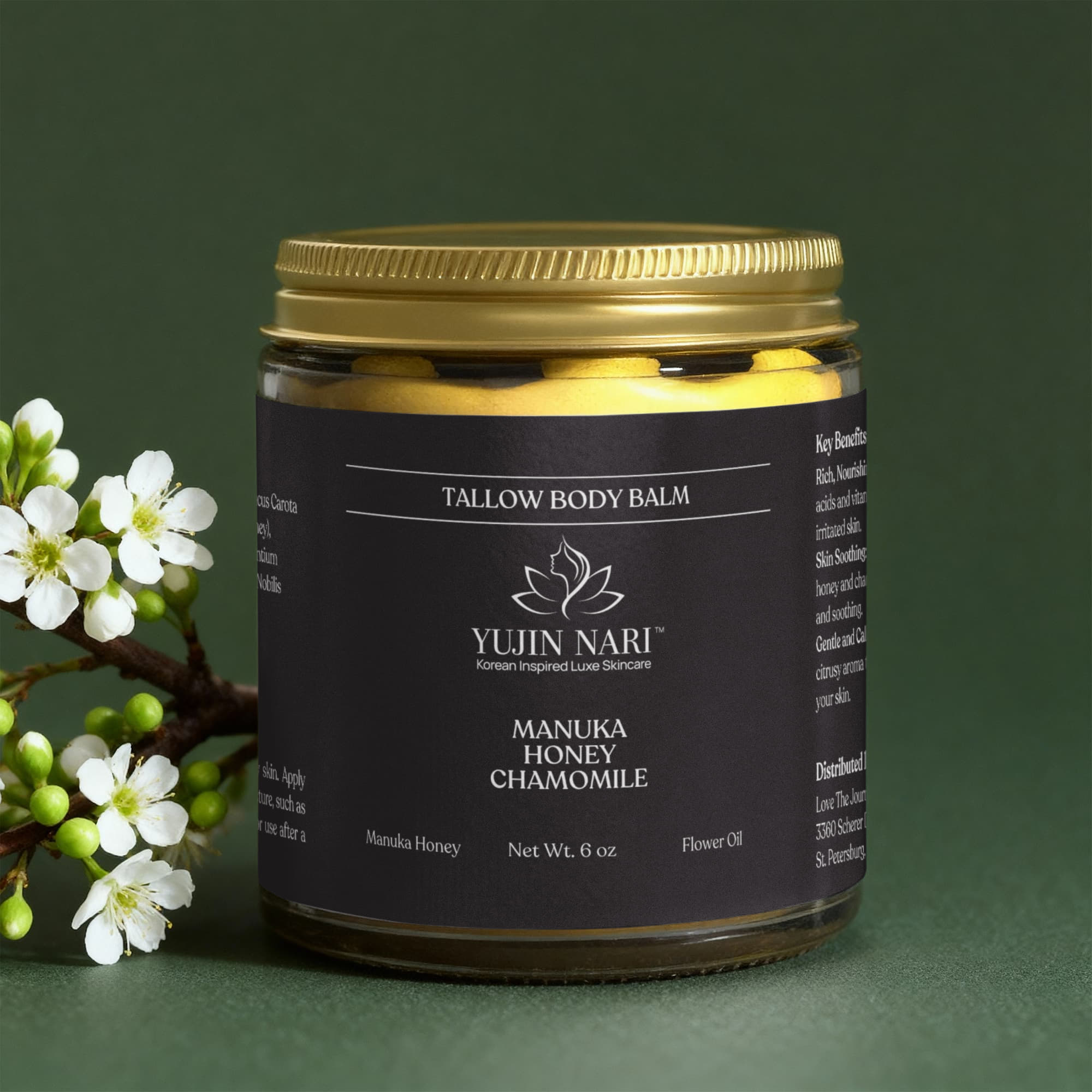 Manuka Honey Chamomile Tallow Body Balm | Yujin Nari™