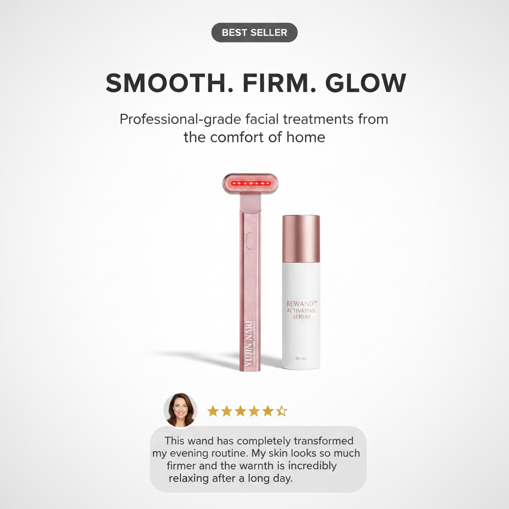 Rewand™ | 4-n-1 Red Light Therapy Wand and Activation Serum