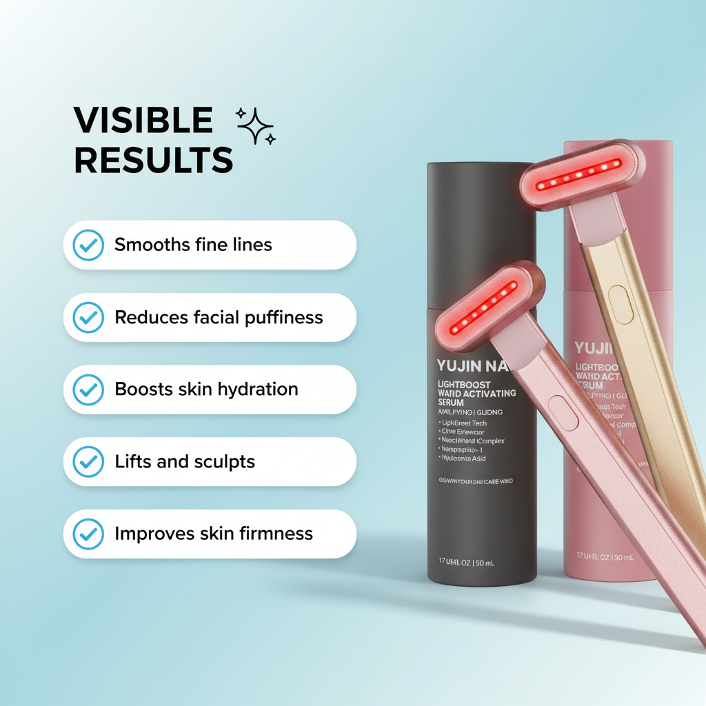 Rewand™ 4-in-1 Red Light Therapy Wand & Activating Serum